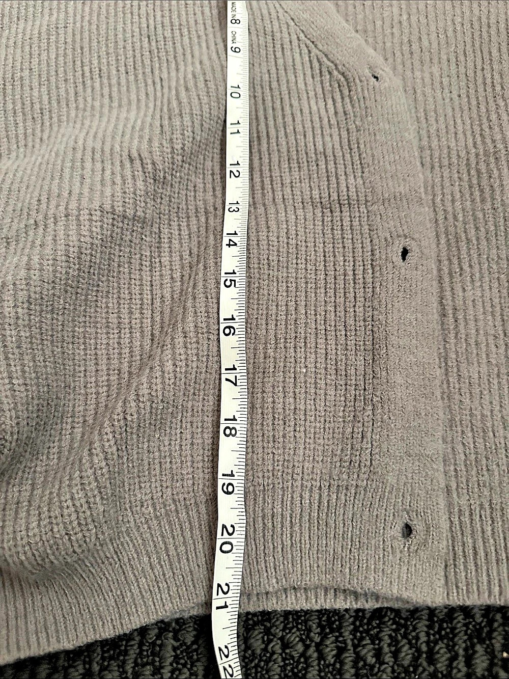 Gray Button-Front Cardigan Size Small - Picture 4 of 7